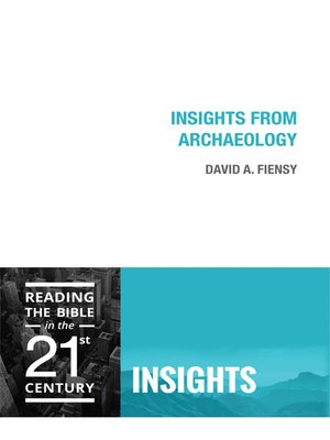 cover image of Insights from Archaeology